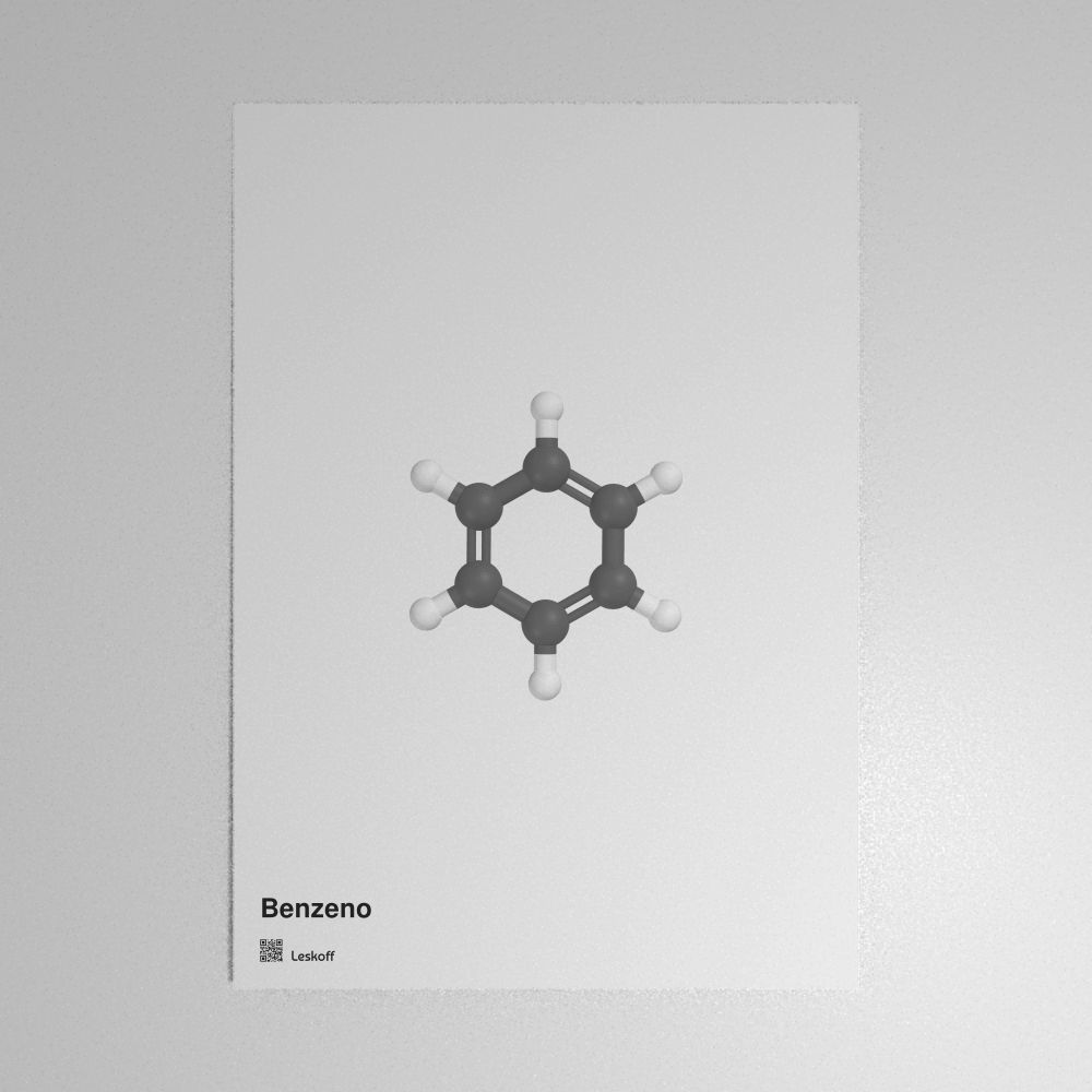 Leskoff Benzene Molecule Poster image 1 of 1
