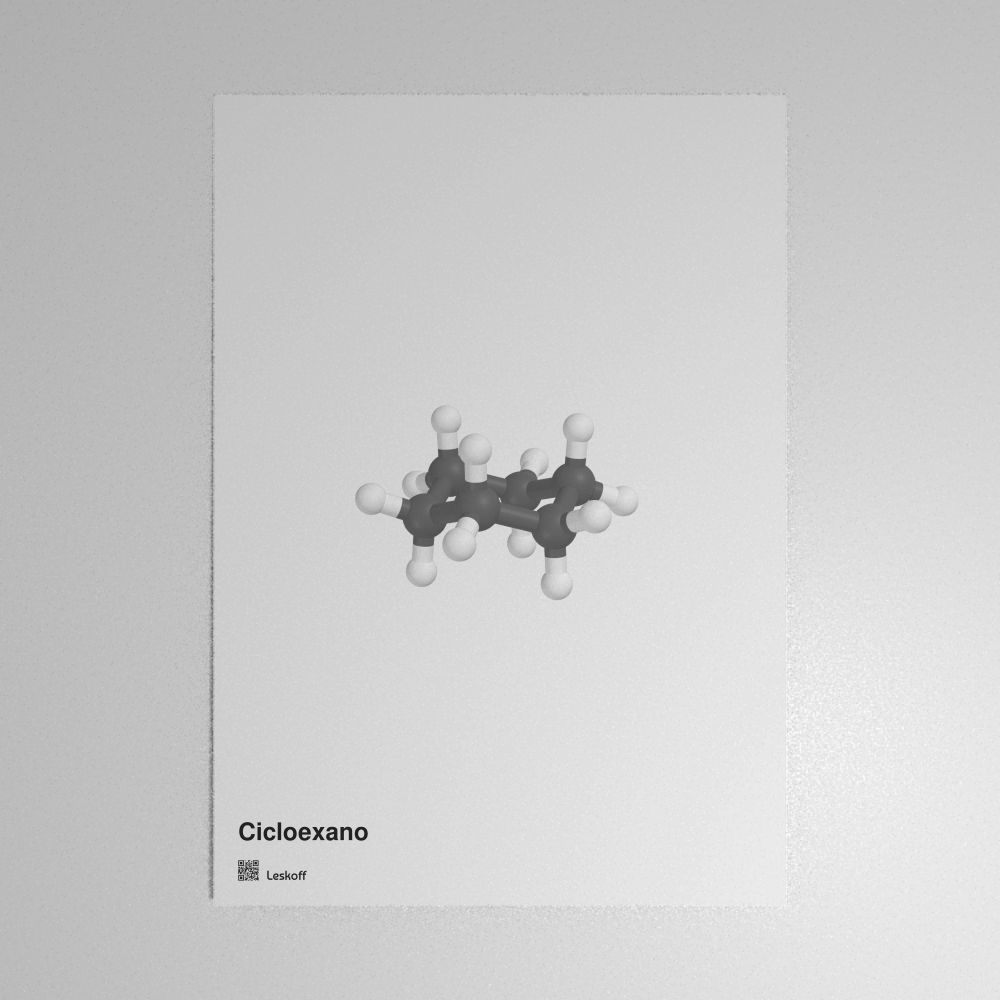 Leskoff Cyclohexane Molecule Poster image 1 of 1