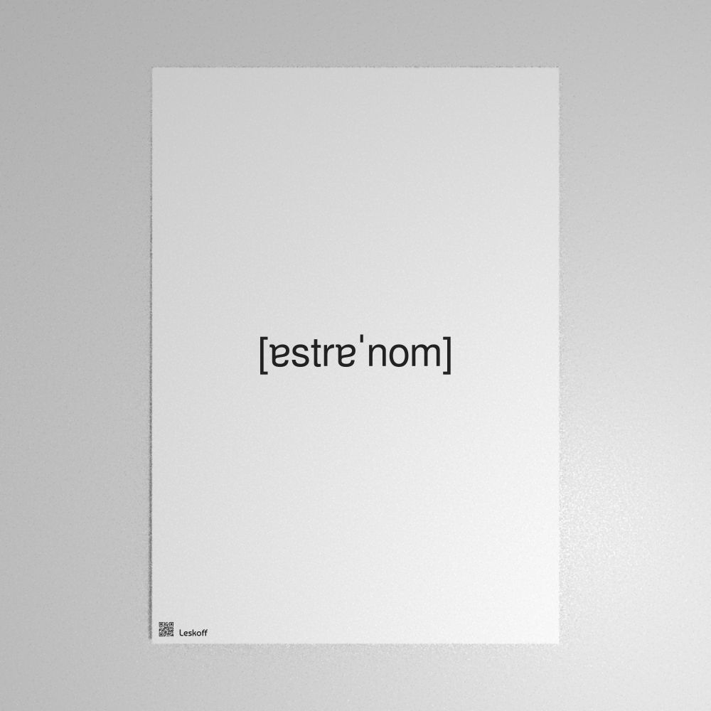 Leskoff астроном IPA Transcription Poster image 1 of 1