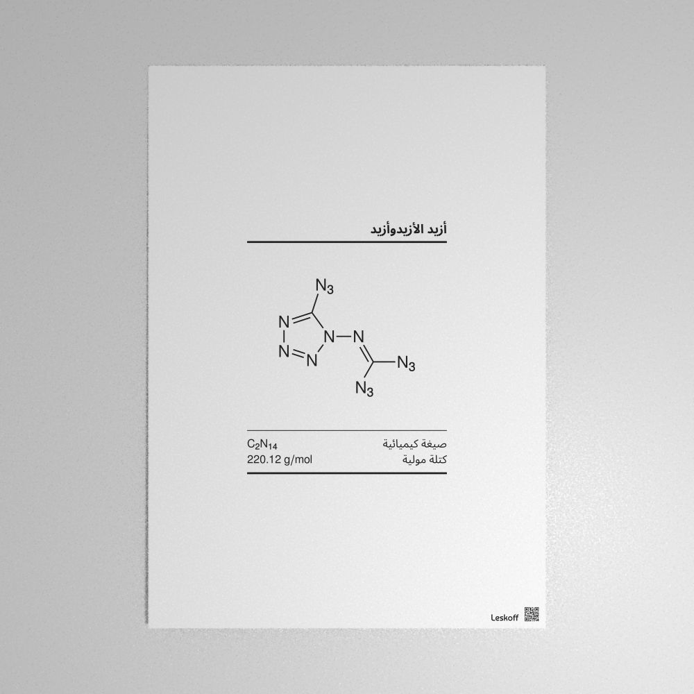 Leskoff Azidoazide Azide Molecule Poster image 1 of 1