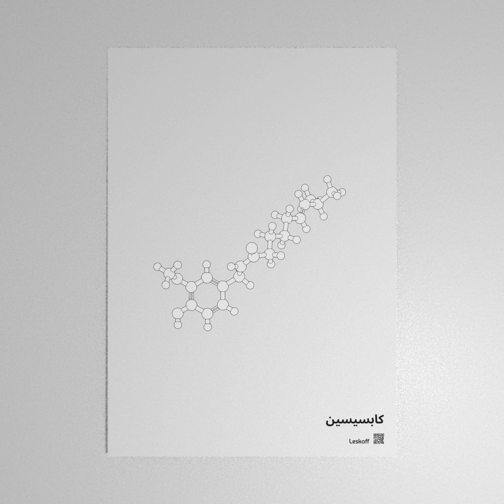 Leskoff Capsaicin Molecule Poster image 1 of 1