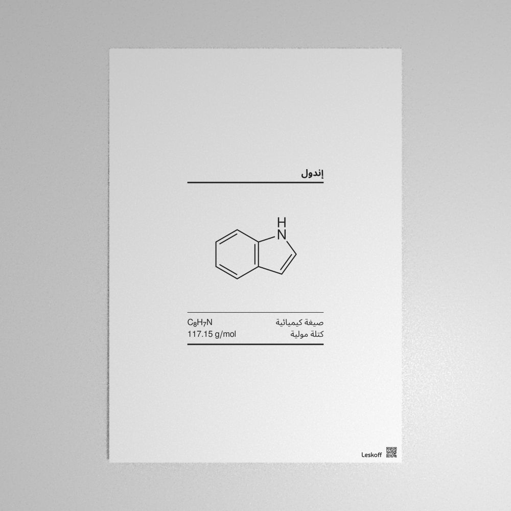 Leskoff Indole Molecule Poster image 1 of 1