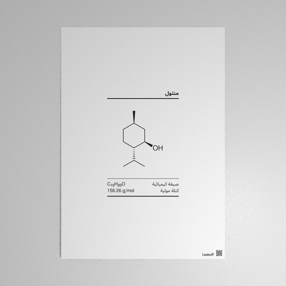 Leskoff Menthol Molecule Poster image 1 of 1