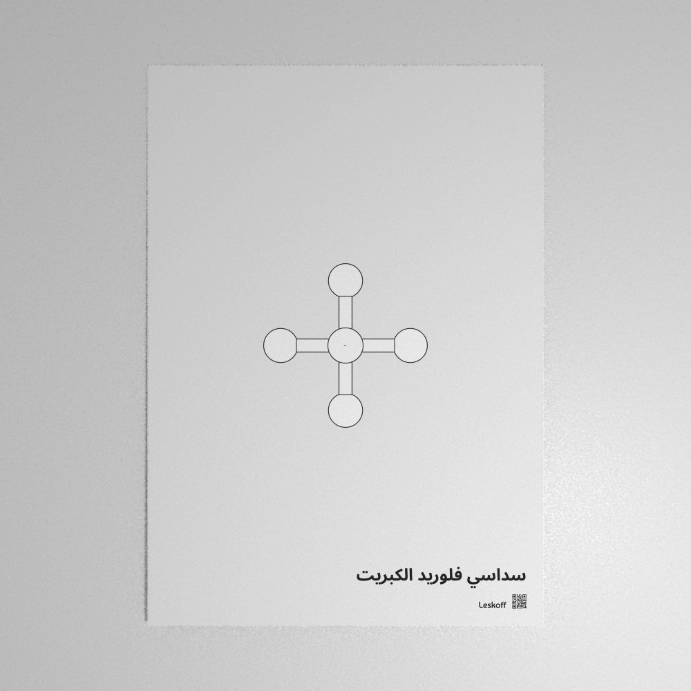 Leskoff Sulfur Hexafluoride Molecule Poster image 1 of 1