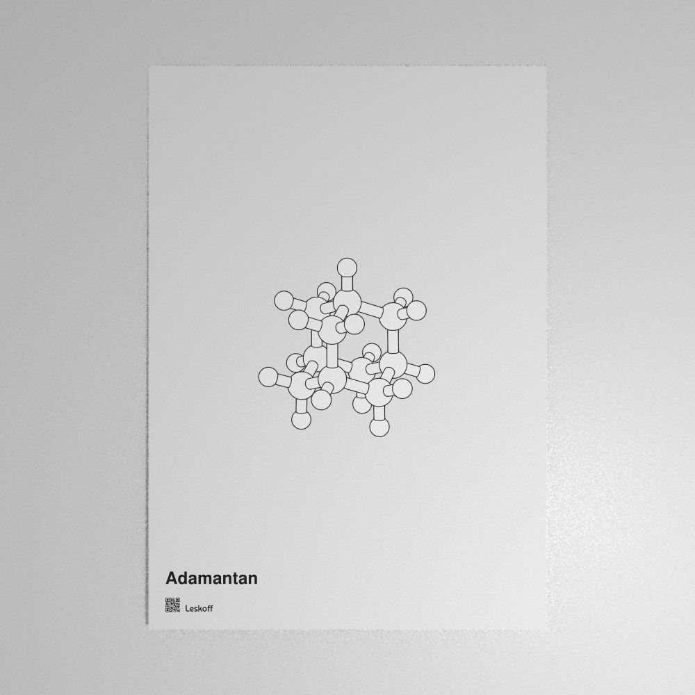 Leskoff Adamantane Molecule Poster image 1 of 1