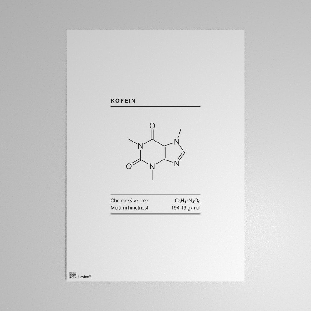 Leskoff Caffeine Molecule Poster image 1 of 1
