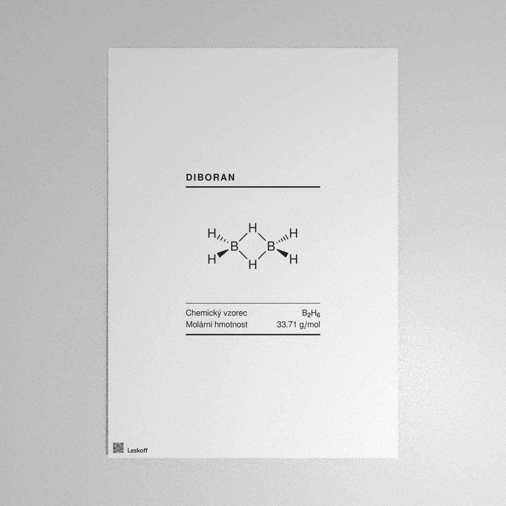 Leskoff Diborane Molecule Poster image 1 of 1