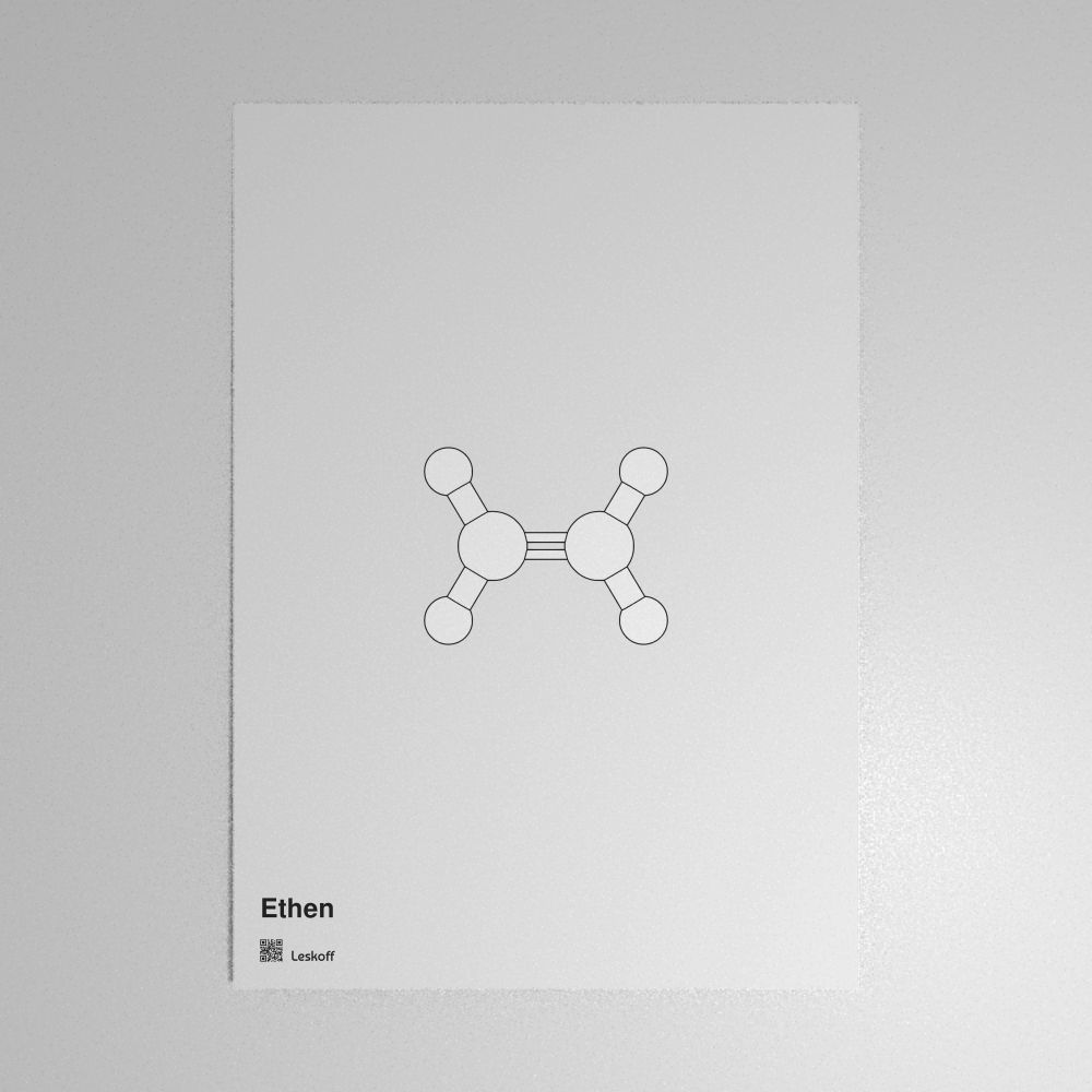 Leskoff Ethylene Molecule Poster image 1 of 1
