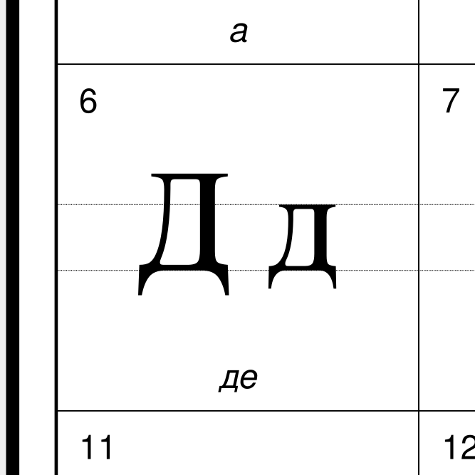 Leskoff Tajik Alphabet image 2 of 2