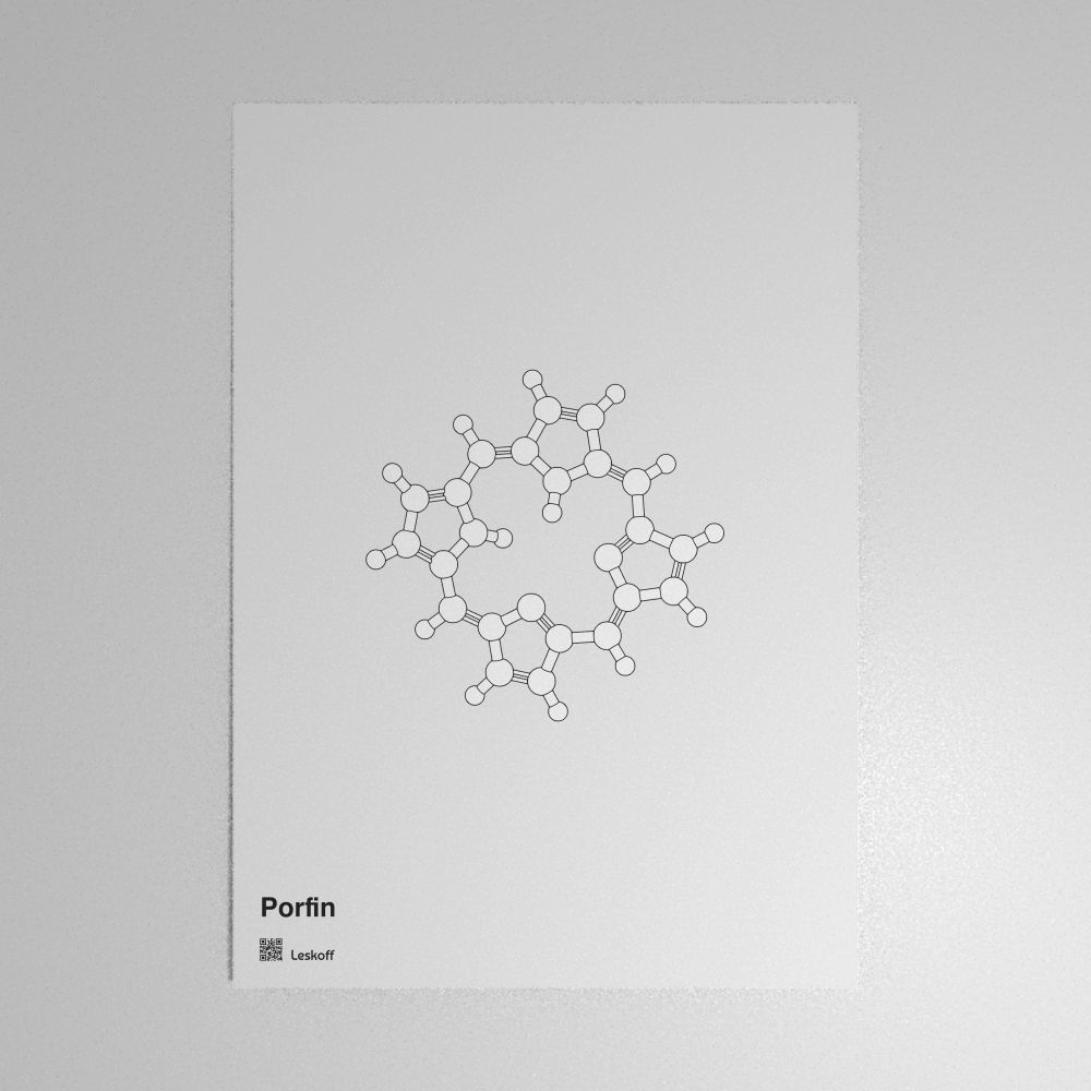 Leskoff Porphine Molecule Poster image 1 of 1