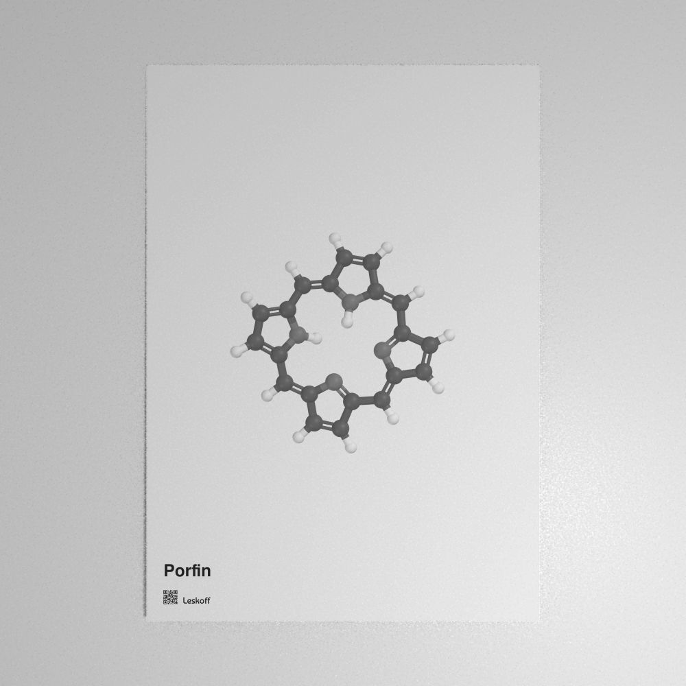 Leskoff Porphine Molecule Poster image 1 of 1