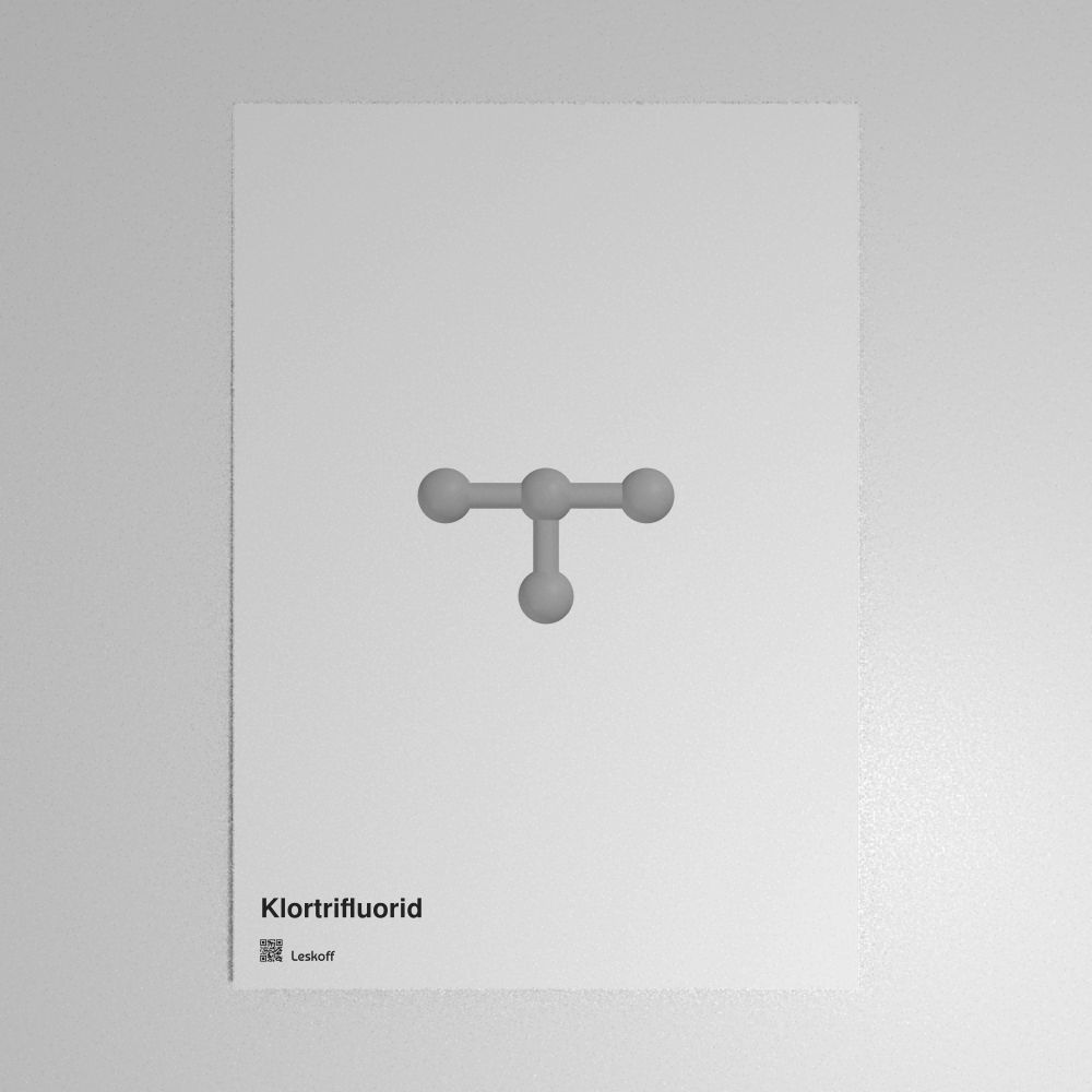 Leskoff Chlorine Trifluoride Molecule Poster image 1 of 1