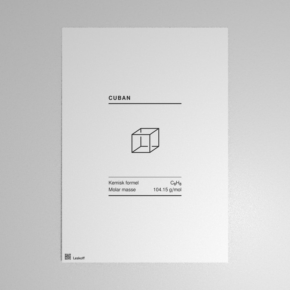 Leskoff Cubane Molecule Poster image 1 of 1