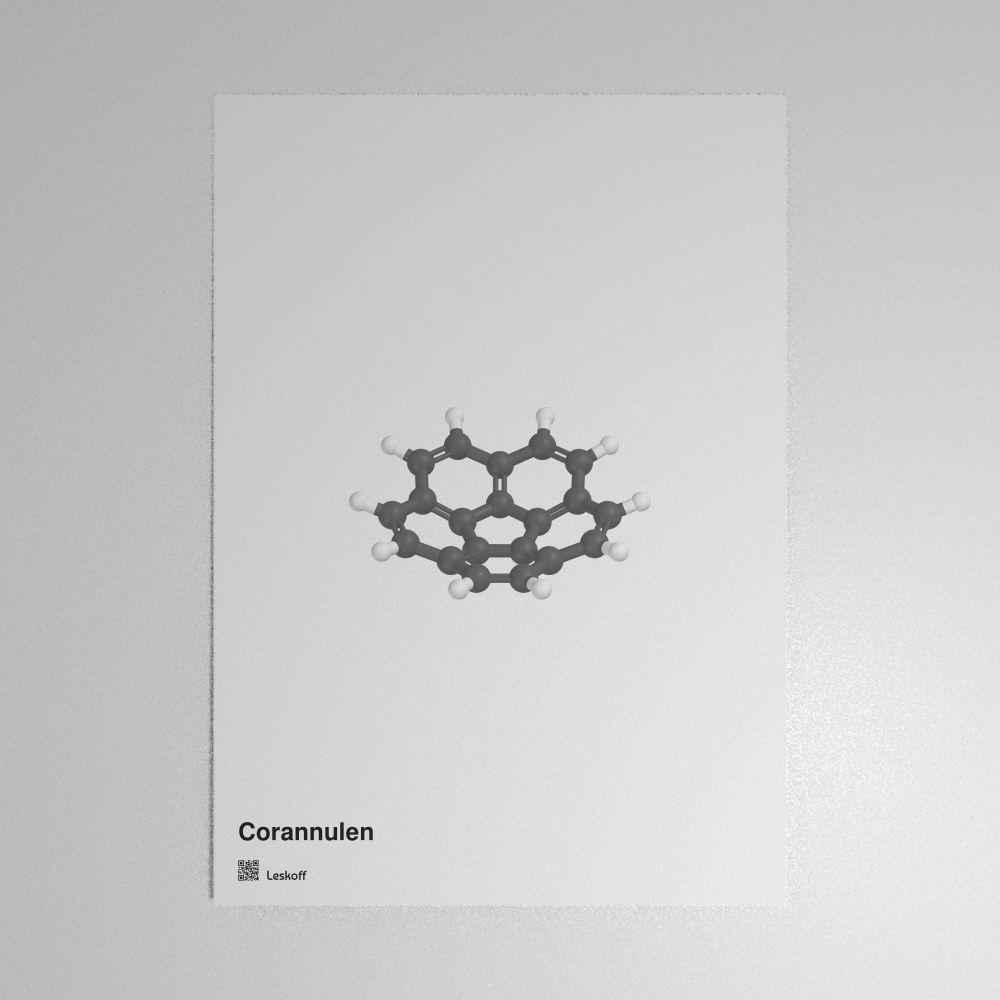 Leskoff Corannulene Molecule Poster image 1 of 1