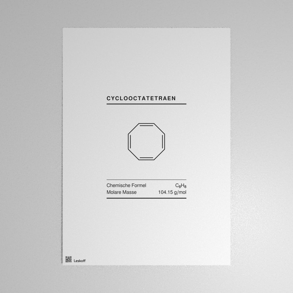 Leskoff Cyclooctatetraene Molecule Poster image 1 of 1