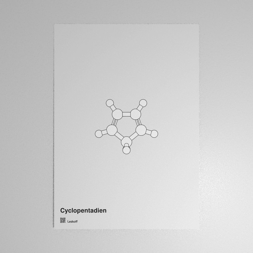 Leskoff Cyclopentadiene Molecule Poster image 1 of 1
