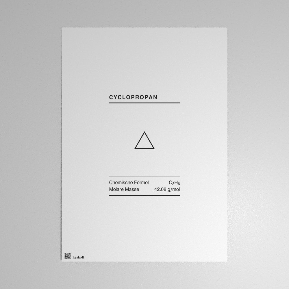 Leskoff Cyclopropane Molecule Poster image 1 of 1