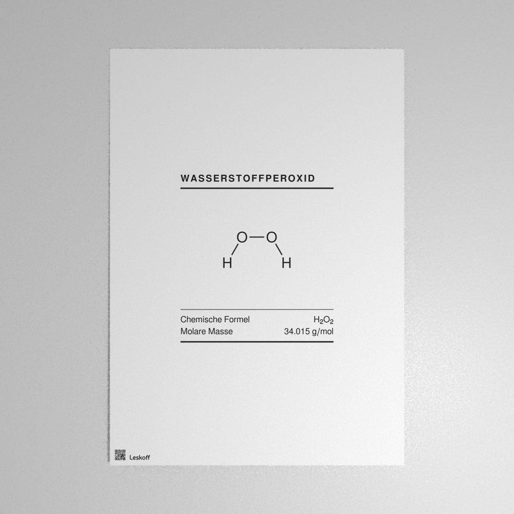 Leskoff Hydrogen Peroxide Molecule Poster image 1 of 1