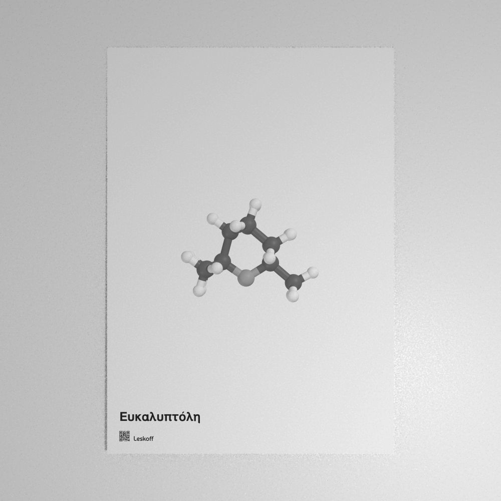 Leskoff Eucalyptol Molecule Poster image 1 of 1