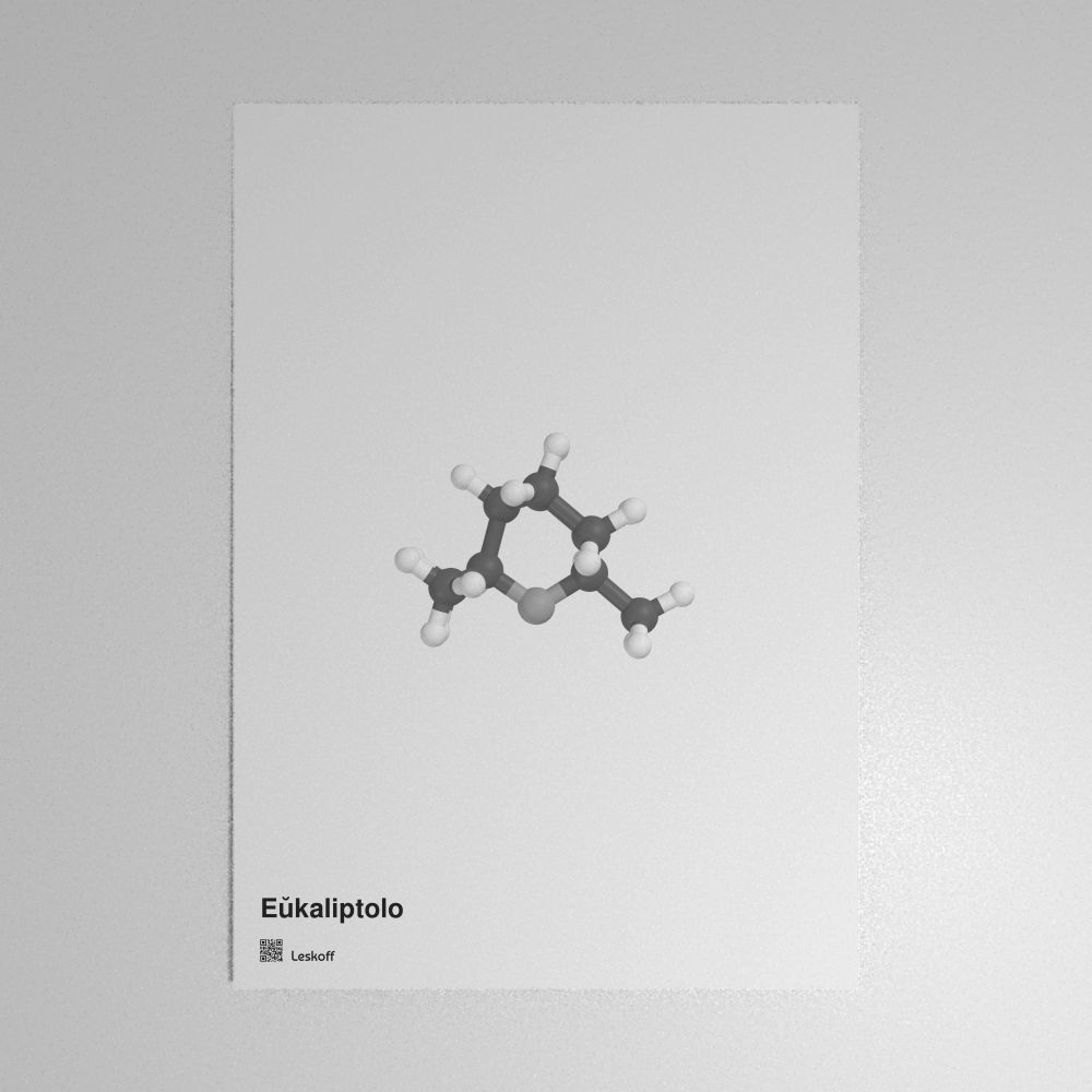 Leskoff Eucalyptol Molecule Poster image 1 of 1