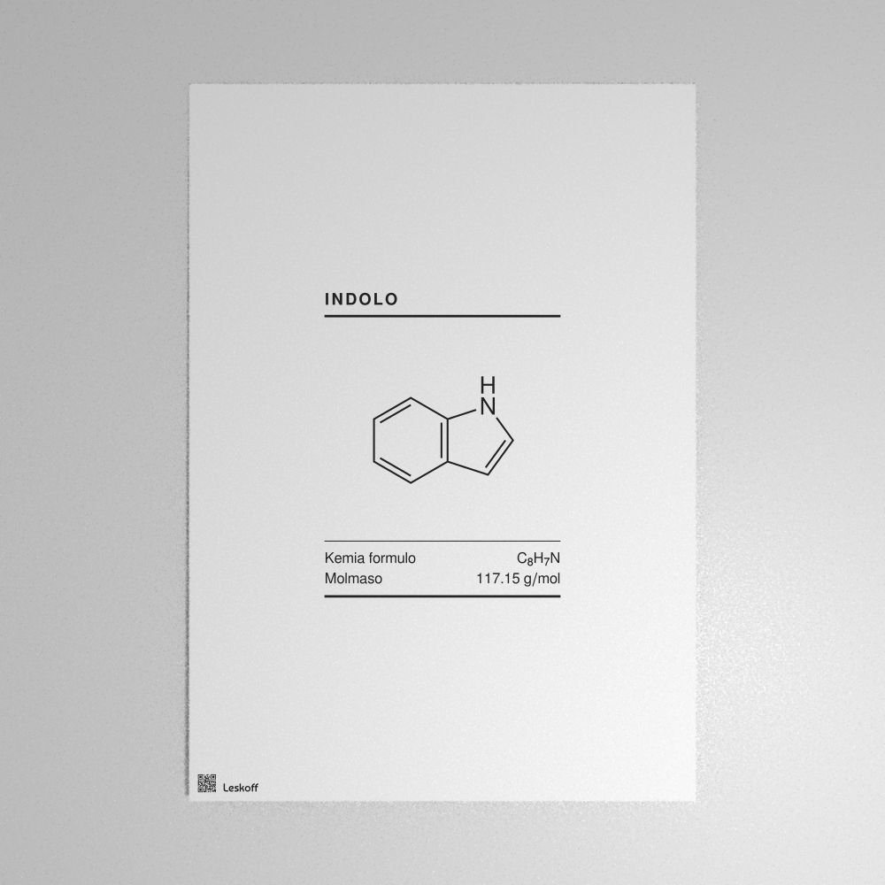 Leskoff Indole Molecule Poster image 1 of 1