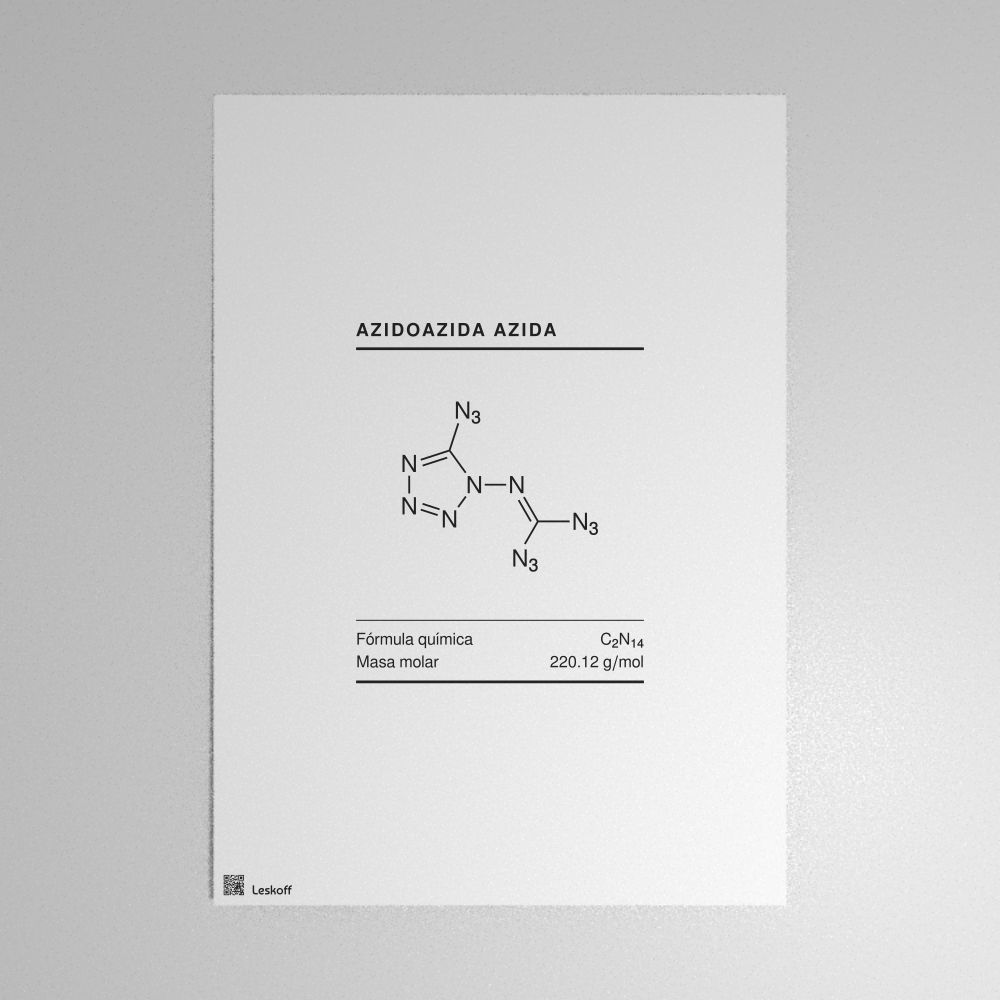 Leskoff Azidoazide Azide Molecule Poster image 1 of 1