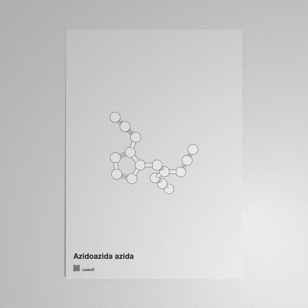 Leskoff Azidoazide Azide Molecule Poster image 1 of 1