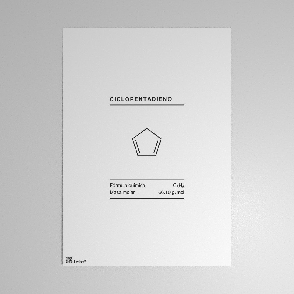 Leskoff Cyclopentadiene Molecule Poster image 1 of 1