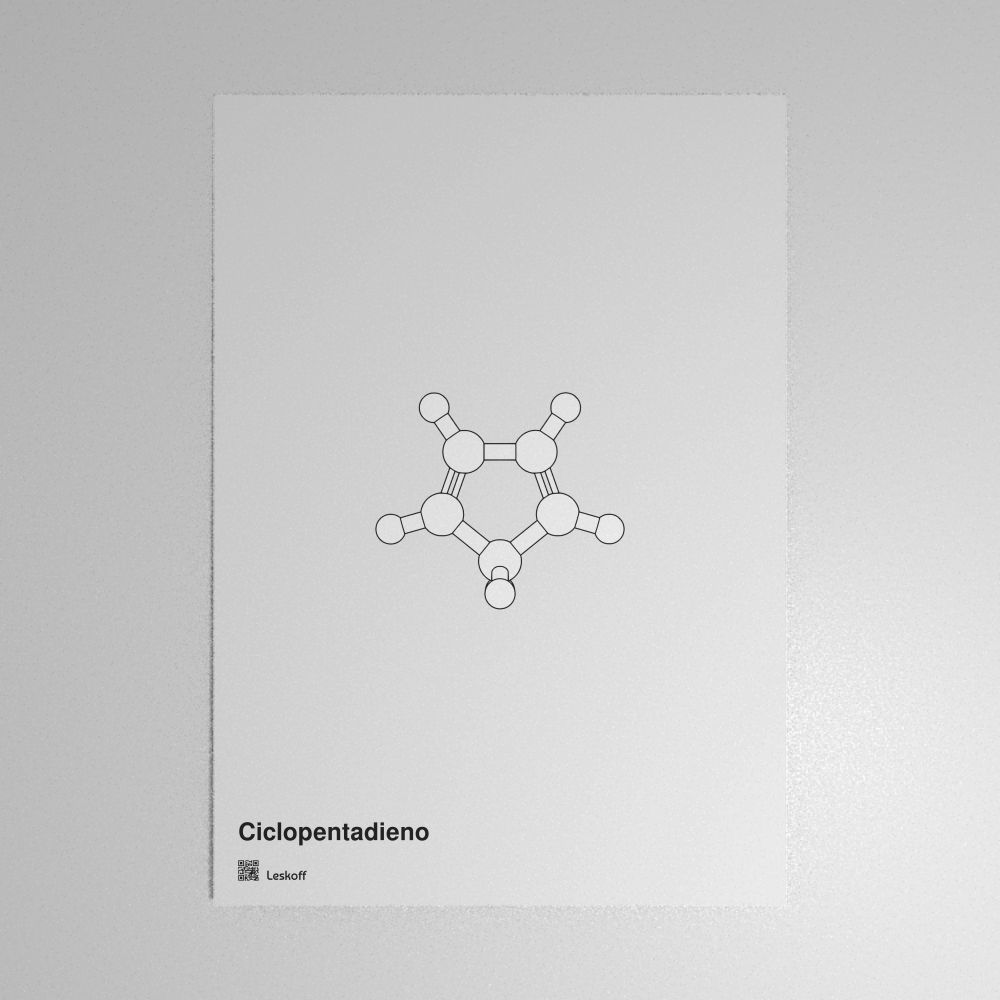 Leskoff Cyclopentadiene Molecule Poster image 1 of 1