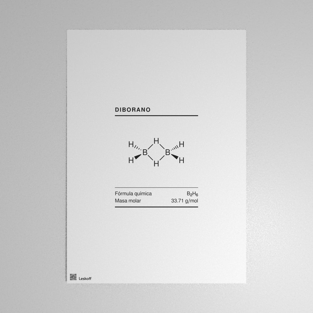 Leskoff Diborane Molecule Poster image 1 of 1