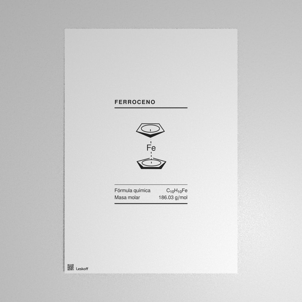 Leskoff Ferrocene Molecule Poster image 1 of 1