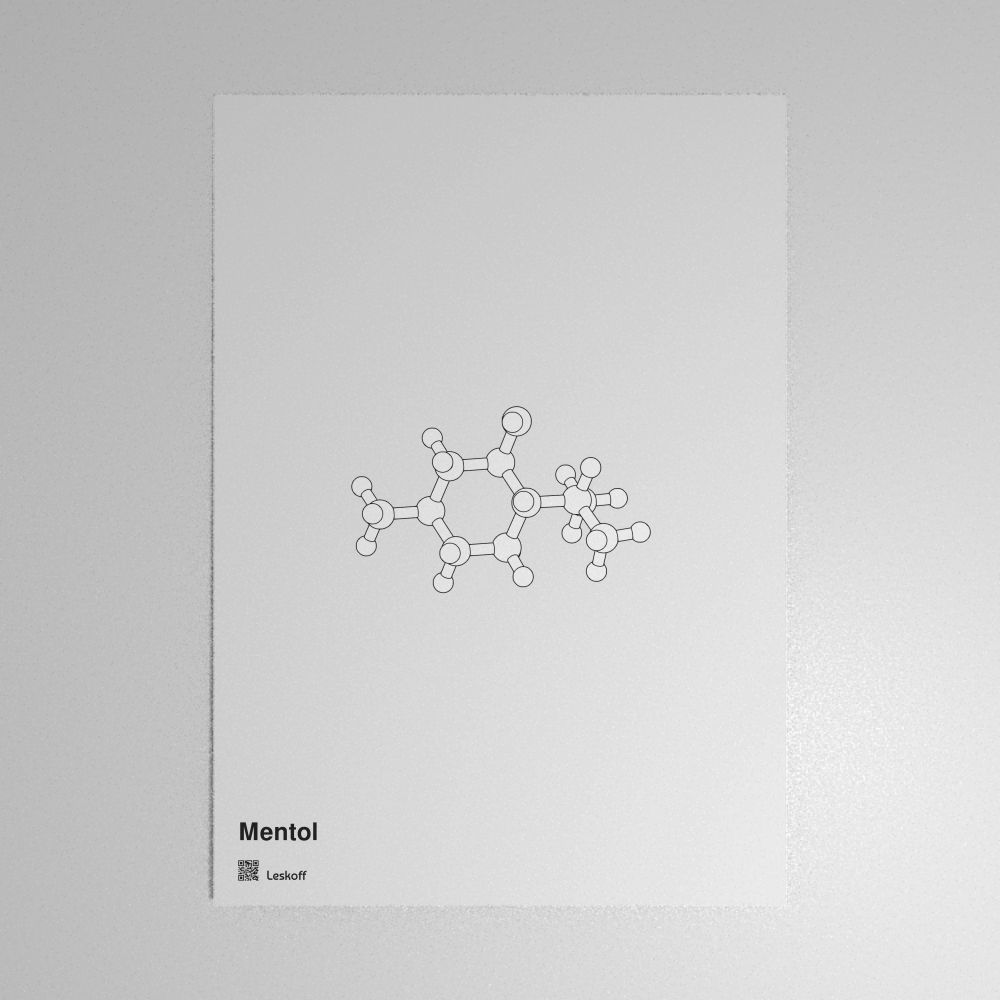 Leskoff Menthol Molecule Poster image 1 of 1