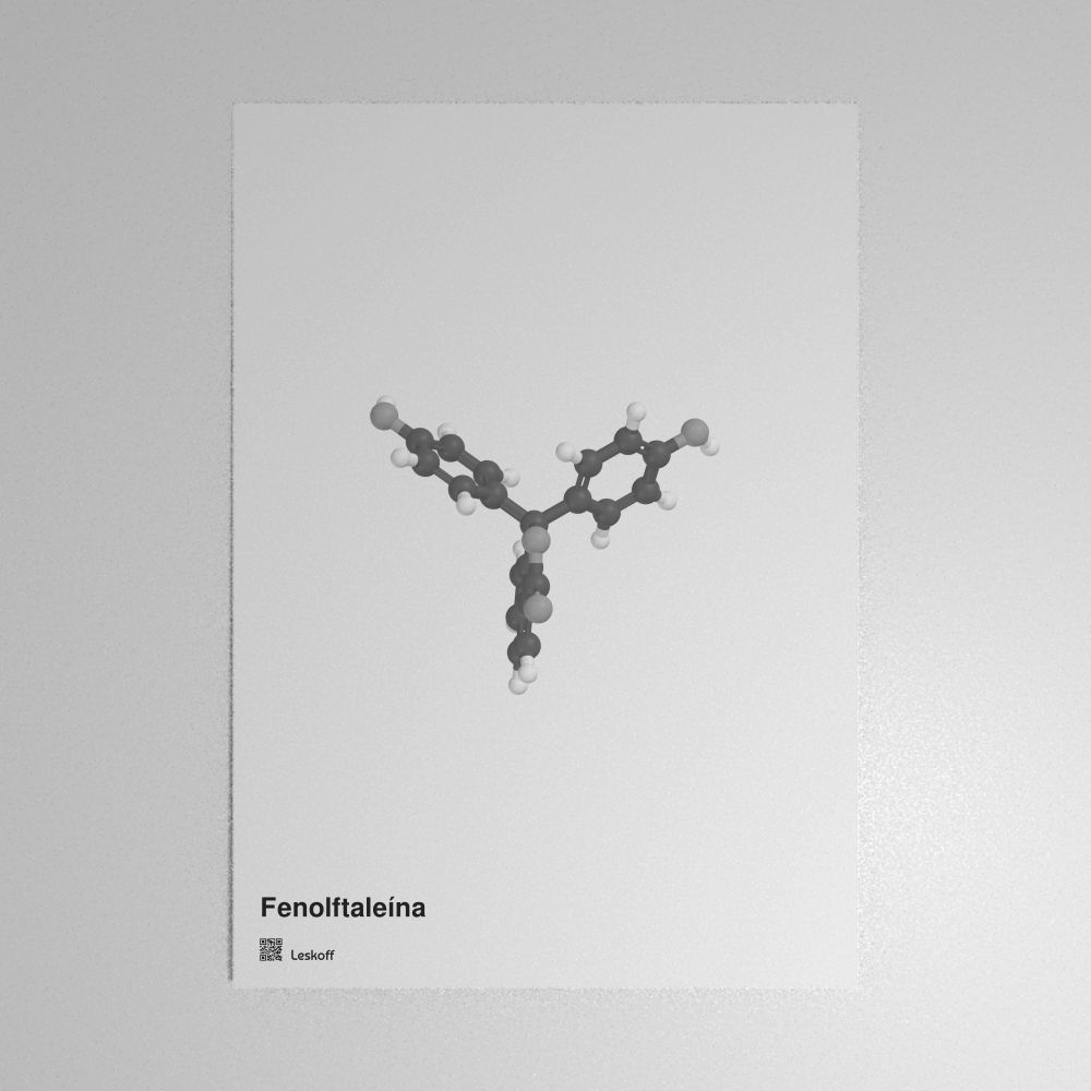 Leskoff Phenolphthalein Molecule Poster image 1 of 1