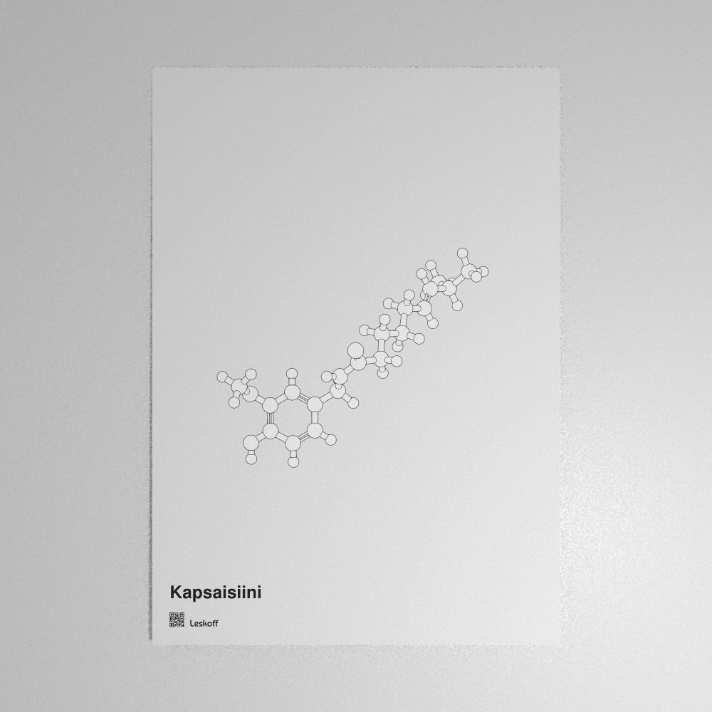 Leskoff Capsaicin Molecule Poster image 1 of 1