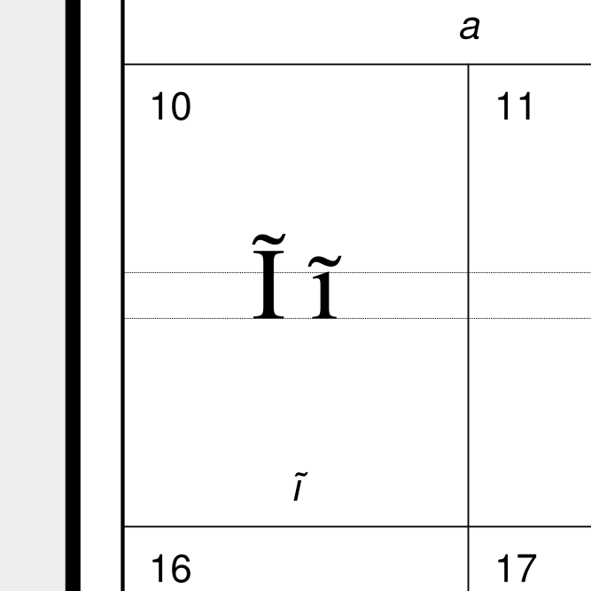 Leskoff Guarani Alphabet image 2 of 2