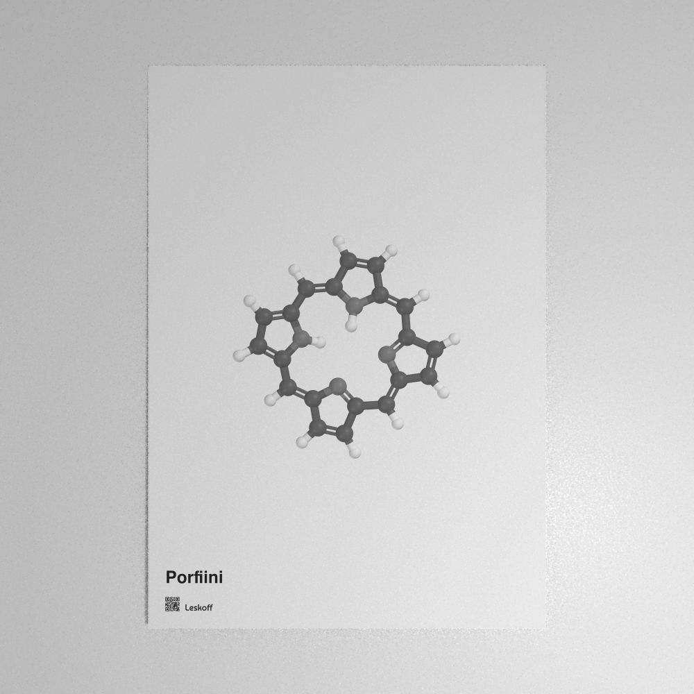 Leskoff Porphine Molecule Poster image 1 of 1