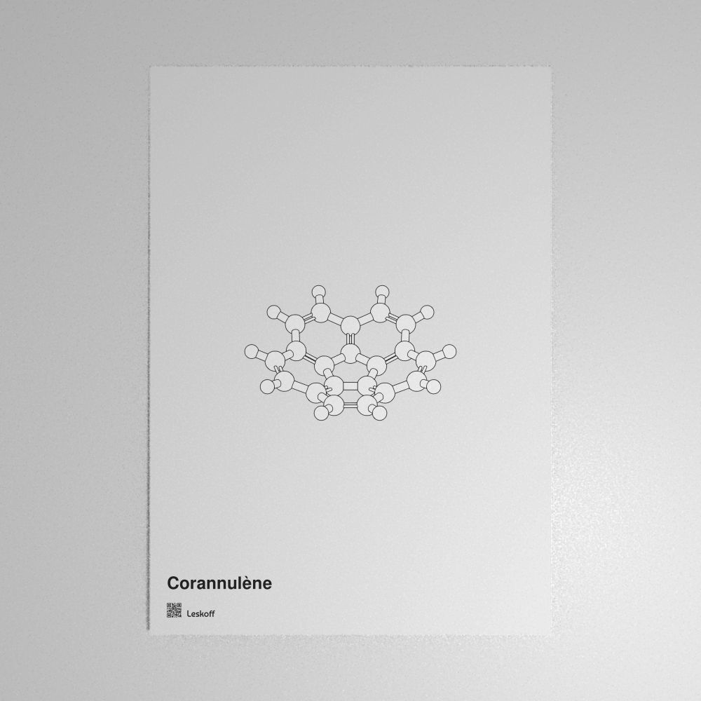 Leskoff Corannulene Molecule Poster image 1 of 1