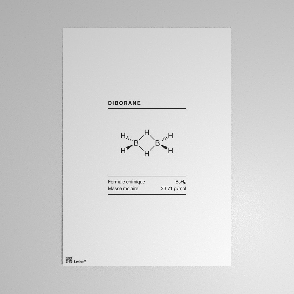 Leskoff Diborane Molecule Poster image 1 of 1