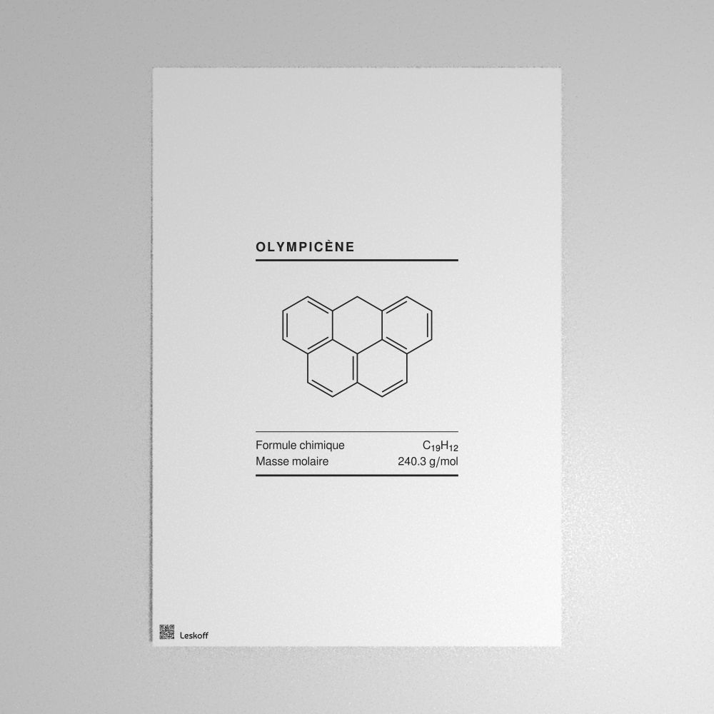 Leskoff Olympicene Molecule Poster image 1 of 1
