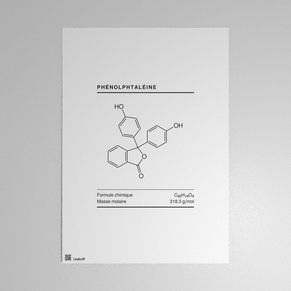 Leskoff Phenolphthalein Molecule Poster image 1 of 1