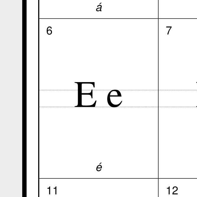 Leskoff Mizo Alphabet image 2 of 2
