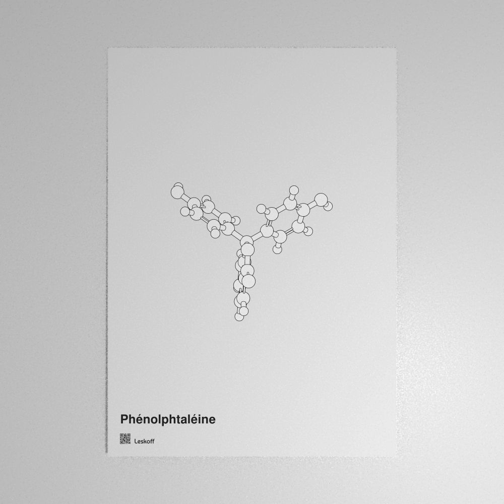 Leskoff Phenolphthalein Molecule Poster image 1 of 1