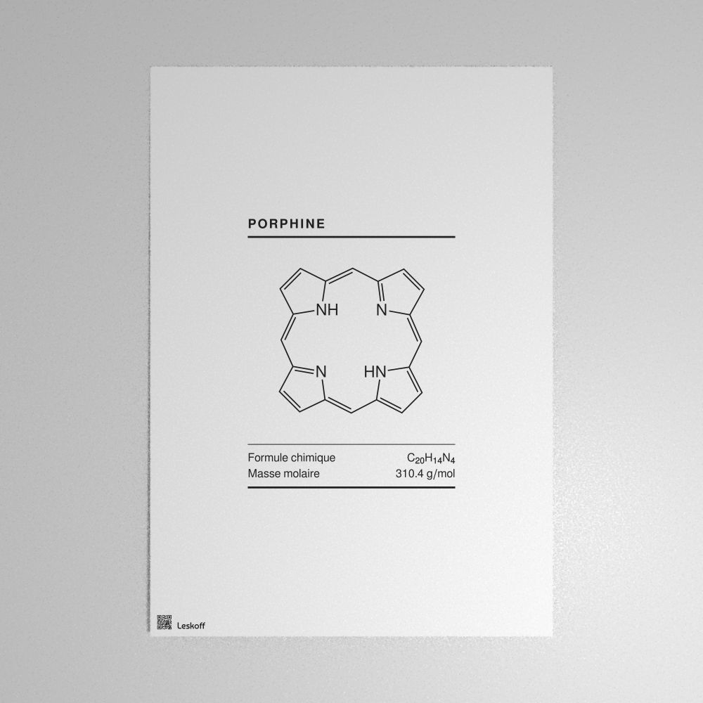 Leskoff Porphine Molecule Poster image 1 of 1
