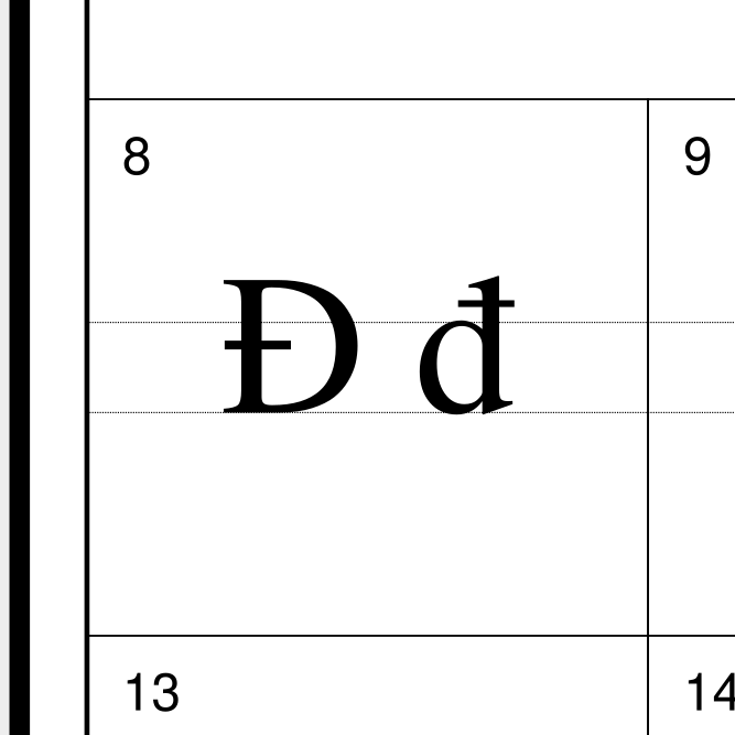 Leskoff Montenegrin Alphabet image 2 of 2