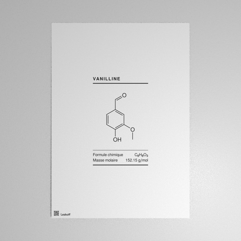 Leskoff Vanillin Molecule Poster image 1 of 1