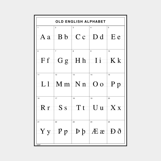 Leskoff Old English Alphabet image 1 of 2