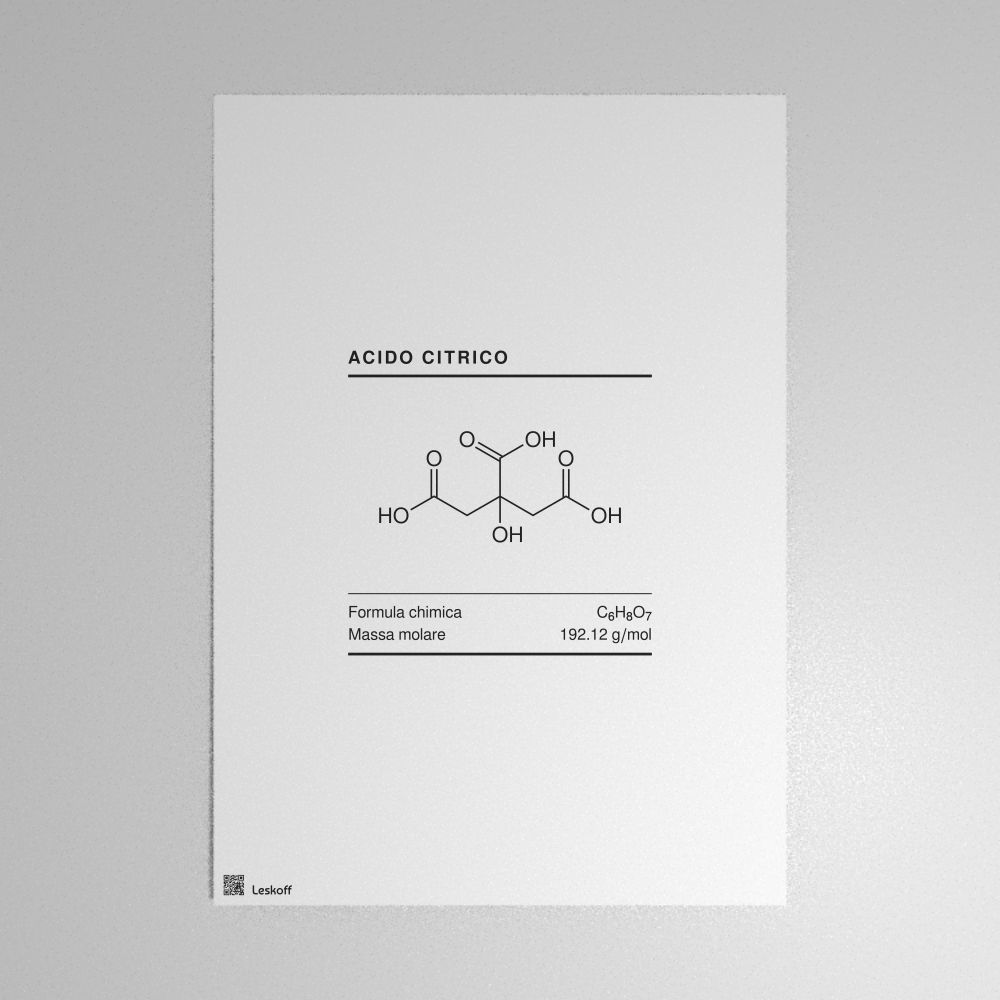 Leskoff Citric Acid Molecule Poster image 1 of 1