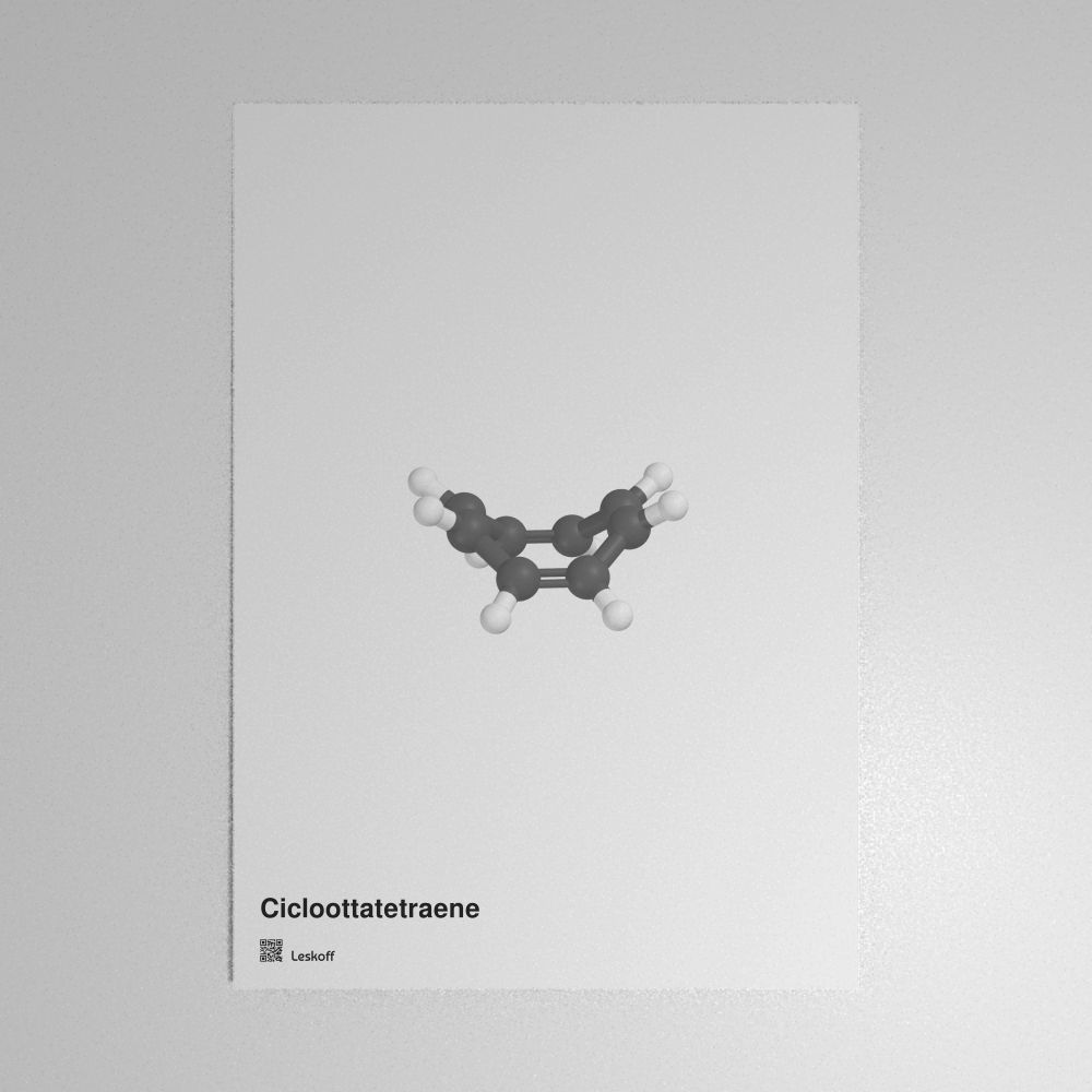 Leskoff Cyclooctatetraene Molecule Poster image 1 of 1