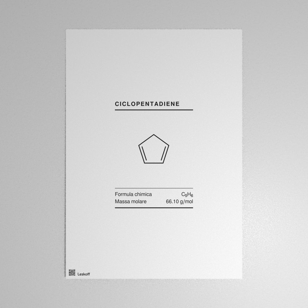 Leskoff Cyclopentadiene Molecule Poster image 1 of 1