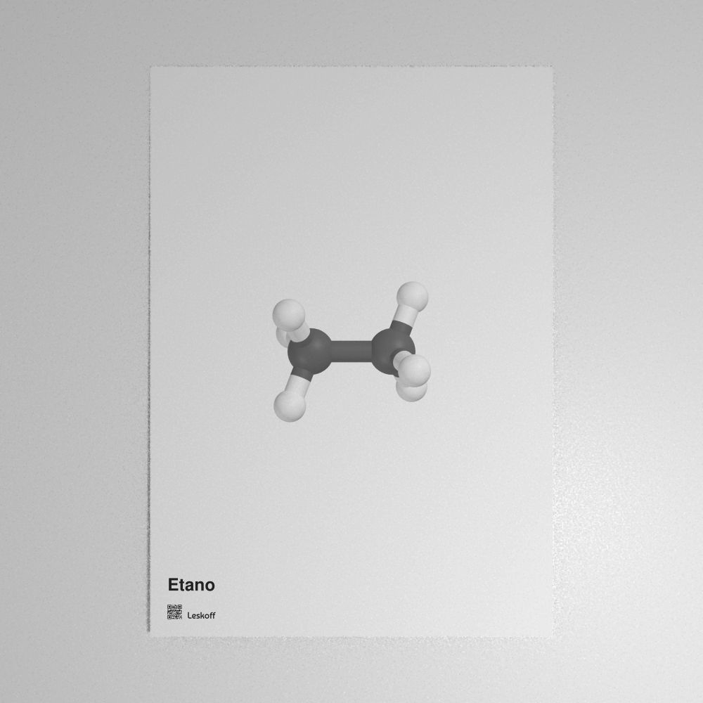 Leskoff Ethane Molecule Poster image 1 of 1